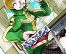 少年・青年誌的な迫力ある人物を描きます 老若男女描けますが、若い男性が得意です。 イメージ10
