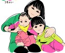似顔絵かきます 記念日に最適♪素敵な思い出をイラストで残しませんか？ イメージ3