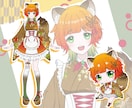 Vtuberデビュー！全工程制作します デザイン・パーツ分け・モデリング・ロゴ・ちびキャラ全部込!! イメージ8
