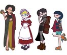 TRPGセッションなどの立ち絵を制作します TRPGセッションやゲームキャラなどの立ち絵を制作します。 イメージ1