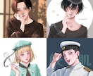 可愛い〜カッコいいまでアイコン/イラスト描きます ヘッダー/配信・動画用一枚絵/表紙・挿絵/立ち絵/プレゼント イメージ2