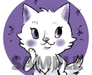 ポップでゆるかわな猫イラストアイコン描きます お好きな動物・ペットをかわいいオリジナルキャラクターに♩ イメージ4
