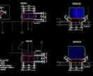 手すり・梯子・架台の現場用製作図を作成します 製作取付を考慮した実務向けAutoCADで製作図を作成します イメージ9