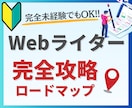 Webライターの完全ロードマップの攻略方法教えます ✅初版限定価格 !!◎完全初心者OK◎ ゼロから丁寧に解説◎ イメージ1