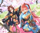 人物イラスト描きます 綺麗な絵がお好きな方にぜひおすすめです イメージ6