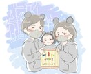 写真から淡いタッチでご家族お子様のイラスト描きます オプションにてお急ぎ対応可能です! イメージ3