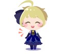 線画なしで目を引く可愛いSDキャラお描きします アイコンや動画の立ち絵に最適です！ イメージ3