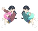 ご希望の用途に合わせてイラストを制作致します パキッとした絵柄の人物絵が得意です イメージ2