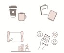 シンプルで使いやすいイラスト制作します SNS・ブログ・note・お仕事用など幅広く使用できます イメージ3
