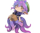 お洒落なミニキャラ描きます SNSアイコンや観賞用などに。 イメージ2