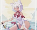 配信や動画のサムネ・アイコンイラストを作成します あなたの要望にぴったりなイラストを。 イメージ2