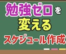 勉強習慣ゼロの中学生のスケジュール作ります 「後回しにして結局やらない」状態を、「今やる」状態へ イメージ1