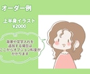 ゆるふわなかわいいイラストお描きします アイコン／似顔絵　あなただけの素敵なイラストお描きします！ イメージ3