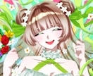 VTuber様向けキラキラ可愛い1枚絵を制作します 商用利用込み！キラキラ可愛いイラストを最短2日でお手元に！ イメージ6