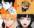 動画用MVイラスト、アイコンなど幅広く作成します 個性を出したい人、かっこかわいい絵が好きな人向け イメージ1