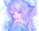 商用無料◎目を惹くイラスト作成いたします 依頼主様の魅力を引き出した透明感のある絵を制作いたします。 イメージ9