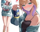 動画サムネイルや表紙、一枚絵など幅広くかきます 『可愛い』イラストをお描きします イメージ10