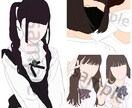 お写真そのままイラストにします アイコンなど何にでも使いやすい！すぐに対応します！！ イメージ1