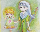 あなたと天使のイラスト描きます 天使からのメッセージもお伝えします イメージ2