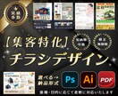 想いをカタチに。オーダーメイドのチラシを制作します プロが一から丁寧に制作！テンプレは使いません。サイズ制限無し イメージ1