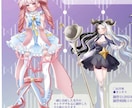 キラキラな女の子を描きます 立ち絵イラストやアイコン、1枚絵などを描きます！ イメージ9
