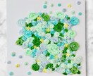 アクリル絵の具でお花を作ります 立体感のあるテクスチャーアート イメージ1