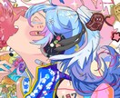 サムネ栄えするイラストを提供します 一ひねりした構図に着目!視聴者の目を惹きます! イメージ1