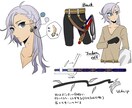 オリジナルキャラクターの立ち絵や設定図を描きます ご自身の創作されたキャラクターをはっきりとさせたい方に。 イメージ3