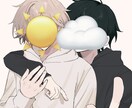 アイコン、立ち絵、1枚絵etc……受け付けます 男の子も女の子も描きます！可愛い顔が得意です！ イメージ4