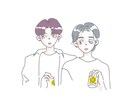 似顔絵をデザインします グラフィックデザイナーが描く似顔絵 イメージ6