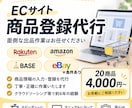 ECサイトの商品出品登録代行いたします 実績6年◆楽天Amazon等の出品代行！20商品4000円〜 イメージ1