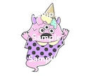 ポップで楽しいモンスターアイコン作ります あなたの「 好き 」でイメージしたモンスターを描きます！★ イメージ2