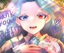 一枚絵・イラスト制作します 繊細な絵のタッチと思い切りの良い塗り イメージ4