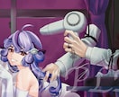 にじさんじ等大手実績『歌ってみた』イラスト描きます 綺麗で目を惹くサムネ/高精細なMV素材に┊一括制作も可能✐☡ イメージ9
