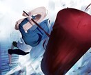 一枚絵、立ち絵、キャラクターデザイン等々てがけます 世界観や躍動感、迫力の表現が得意です。 イメージ6