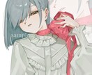 雰囲気のある表情豊かなイラストを描きます 商用利用可能なアイコン、サムネイル、1枚絵など イメージ7