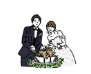 商用OK！シンプルでお洒落な線画を描きます 挿絵、SNSアイコン、チラシ、web素材など実績多数です！ イメージ6