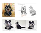 うちの子 羊毛フェルトでお作りします お写真から大切なペットさんをリアルにお作りします イメージ4