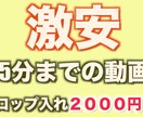 激安！！動画のテロップ入れ承ります テロップ入れがめんどくさい方必見！！ イメージ1