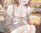 透明感のある女の子＆イケメンを丁寧に描きます 柔らかさや空気感など、細部まで大切に表現します♡ イメージ6