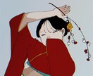 お写真からおしゃれなイラストや似顔絵描きます 《ファッション、ヘア、メイクイラスト、SNSアイコン》 イメージ2