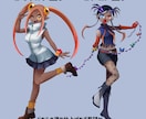 ゲーム/配信用/TRPG用の立ち絵制作します 様々なキャラクターお描きします！ イメージ4