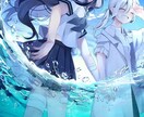 ストーリー性のある1枚絵お描きいたします 楽曲用や鑑賞用、表紙やプレゼント用など イメージ4