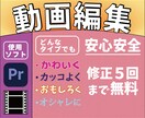 サムネイル無料！動画編集いたします ＠安定した品質をお求めの方々へ イメージ1