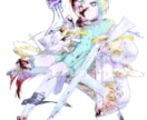 TRPGのキャラクター立ち絵を描きます ヴィネット風立ち絵も可能です！ イメージ5