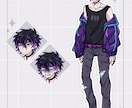 人外も可！キャラクターイラスト描きます 動画用イラスト、TRPG用立ち絵など様々な用途に対応します イメージ6
