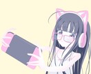 アイコン•サムネ・立ち絵など希望のイラストかきます 希望の絵柄や構図にそったかわいいキャラクターイラスト イメージ1