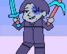 マイクラ風キャラ作ります ドット絵なのでサクッと納品出来ます! イメージ2