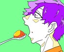 SNSのアイコン用イラストお描きします 彩度高め･シンプル･可愛い･エモい イメージ1