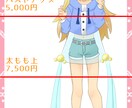 立ち絵、一枚絵、ミニキャラ作成いたします アイコン・歌ってみた・スタンプ・サムネイルなどなど イメージ5